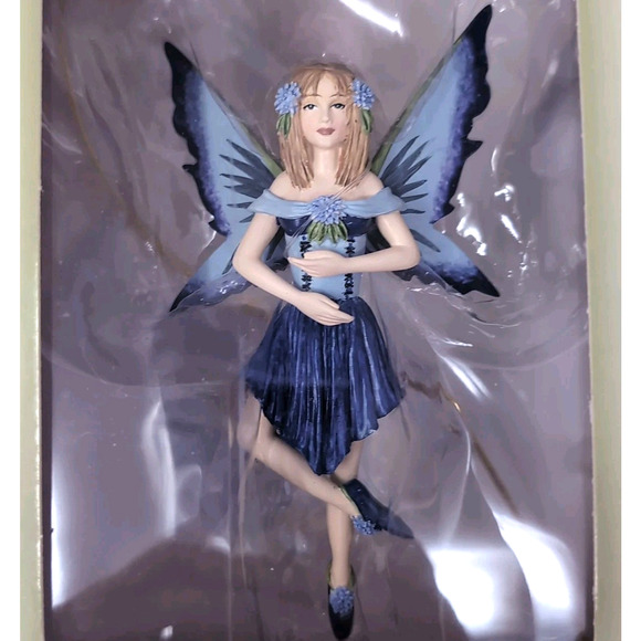 Fairy Divas Amy Brown CORNFLOWER 87817 Fantasy Mythical Magic Hanging Figurine - Picture 3 of 9